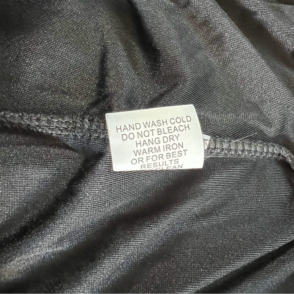 Shosho Velvet Black Pull On Pants Leggings - Picture 8 of 9